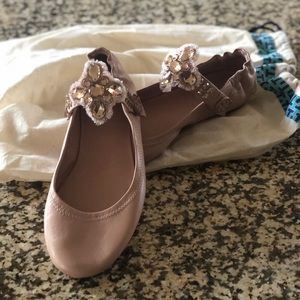 Tory Burch dusty rose flats